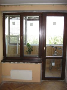 Алюминиевая дверь для балкона GFTD875
